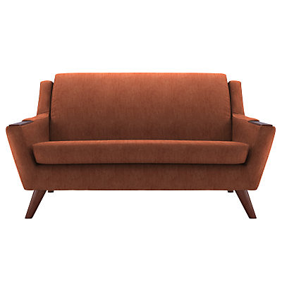 G Plan Vintage The Fifty Five Small 2 Seater Sofa Velvet Copper G Plan Vintage The Fifty Five Small 2 Seater Sofa Velvet Copper